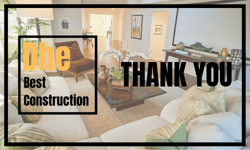 Contact THANK YOU - Dhe Best Construction Website